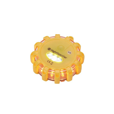 Nightsearcher Pulsar AAA Series Yellow Multiple Effect Light Module, Magnetic Mount, LED Bulb, IP65, IP66