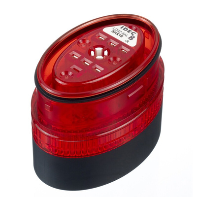 Idec LD9Z Series Red Multiple Effect Beacon, 24 V ac/dc, Wall Mount, LED Bulb, IP54, IP65