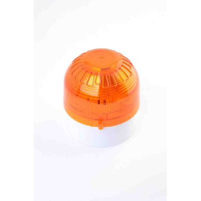 Klaxon Amber Beacon, 17 → 60 V dc, Base Mount, LED Bulb, IP65