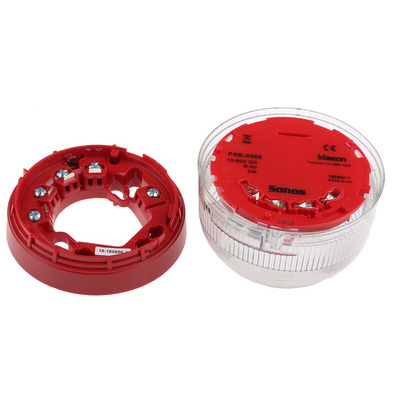 Klaxon Clear Beacon, 10 → 60 V dc, Base Mount, Xenon Bulb, IP21
