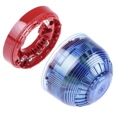 Klaxon Blue Beacon, 10 → 60 V dc, Base Mount, Xenon Bulb, IP21