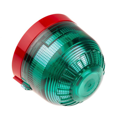 Klaxon Green Beacon, 10 → 60 V dc, Base Mount, Xenon Bulb, IP21