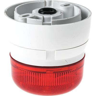 Klaxon Red Beacon, 12 V dc, 24 V dc, Base Mount, Xenon Bulb, IP65