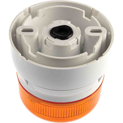 Klaxon Amber Beacon, 12 V dc, 24 V dc, Base Mount, Xenon Bulb, IP65