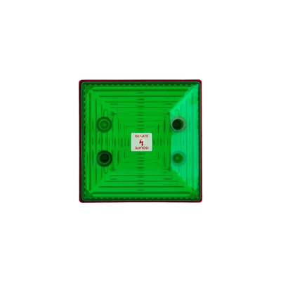 Clifford & Snell SD40 Series Green Steady Beacon, 24 V dc, Surface Mount, LED Bulb, IP65