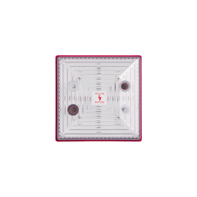 Clifford & Snell SD40 Series Clear Steady Beacon, 24 V dc, Surface Mount, LED Bulb, IP65