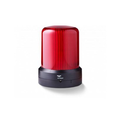 AUER Signal RDC Series Red Steady Beacon, 24 V ac/dc, Base Mount, LED Bulb, IP66