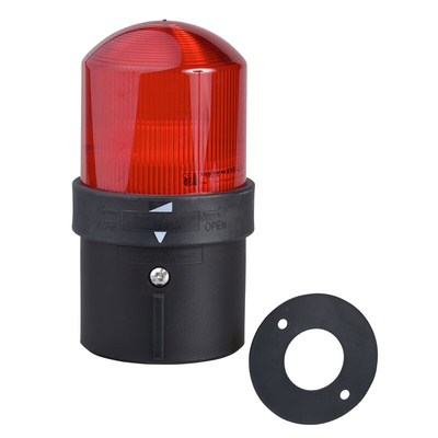Schneider Electric XVBL Series Red Steady Beacon, 120 V ac, Base Mount, LED Bulb