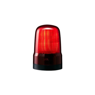 Patlite SL Series Red Flashing Beacon, 100→ 240 VAC, Base Mount, LED Bulb, IP66