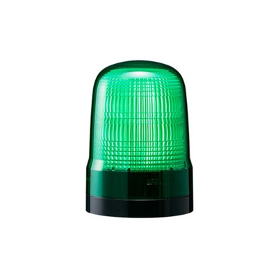 Patlite SL Series Green Flashing Beacon, 100→ 240 VAC, Base Mount, LED Bulb, IP66