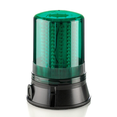 Moflash LED400 Series Green Multiple Effect Beacon, 70 → 265 V, Surface Mount, LED Bulb, IP65