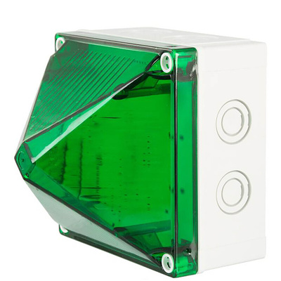 Moflash LED700 Series Green Multiple Effect Beacon, 85 → 280 V, Surface Mount, LED Bulb, IP66, IP67