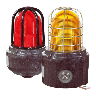 Eaton HAC LD15 Series Red Beacon, 12-48 V, Direct Mount with Backstrap, LED Bulb