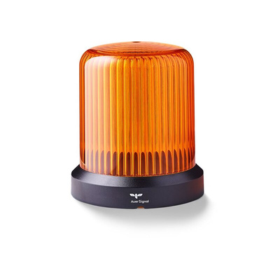 AUER Signal RDC Series Amber Steady Beacon, 12 V dc, Horizontal, Tube Mounting, Vertical, Wall Mounting, LED Bulb, IP66