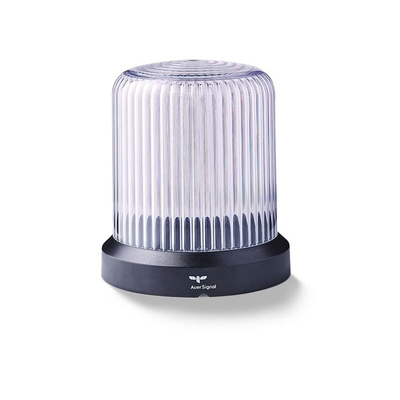 AUER Signal RDC Series Clear Steady Beacon, 110-240 V ac, Horizontal, Tube Mounting, Vertical, Wall Mounting, LED Bulb,