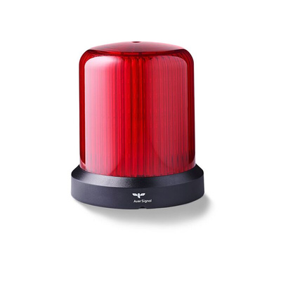 AUER Signal RDM Series Red Dimming, Flashing, Pulsating, Rotating, Steady, Strobe Beacon, 48 V ac/dc, Horizontal, Tube