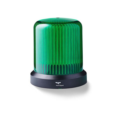 AUER Signal RDM Series Green Dimming, Flashing, Pulsating, Rotating, Steady, Strobe Beacon, 12 V dc, Horizontal, Tube