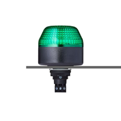 AUER Signal IBL Series Green Multiple Effect Beacon, 230-240 V ac, Panel Mount, LED Bulb, IP65