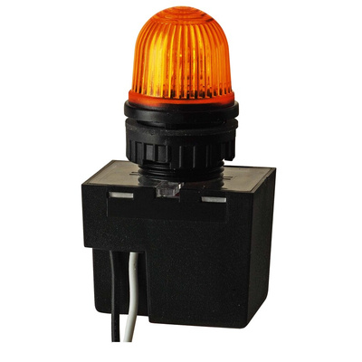 Werma 232 Series Yellow Flashing Beacon, 230 V, Built-in Mounting, Xenon Bulb
