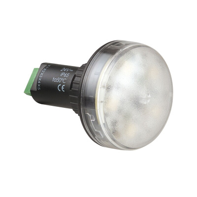 Werma 239 Series Blue, Green, Red, White, Yellow Continuous lighting Beacon, 24 V, Built-in Mounting, LED Bulb