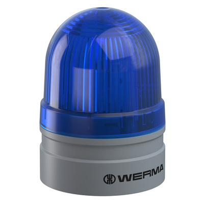 Werma 260 Series Blue Flashing Light Module, 24 V, Multiple, LED Bulb