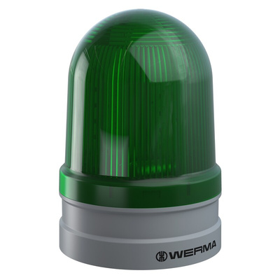 Werma 262 Series Green Flashing Light Module, 12 → 24 V, Multiple, LED Bulb