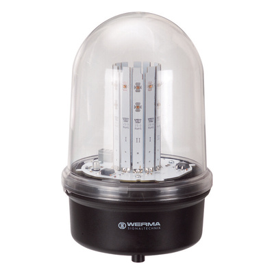Werma 280 Series Red Continuous lighting Light Module, 230 V, Surface, LED Bulb