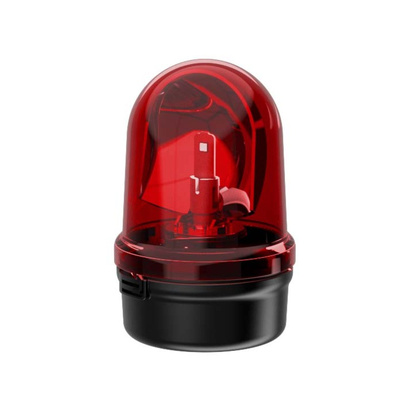 Werma 885 Series Red Rotating Beacon, 115 → 230 V, Base Mount, LED Bulb, IP65