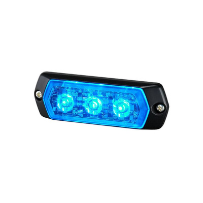 Patlite 1M1 Series Blue Multiple Effect Warning Light, 12 → 24 V, Indoor/Outdoor, LED Bulb, IP68