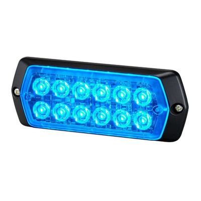 Patlite 2M1 Series Blue Multiple Effect Warning Light, 12 → 24 V, Indoor/Outdoor, LED Bulb, IP68