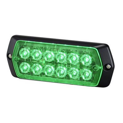 Patlite 2M1 Series Green Multiple Effect Warning Light, 12 → 24 V, Indoor/Outdoor, LED Bulb, IP68