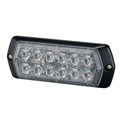 Patlite 2M1 Series Red Multiple Effect Warning Light, 12 → 24 V, Indoor/Outdoor, LED Bulb, IP68