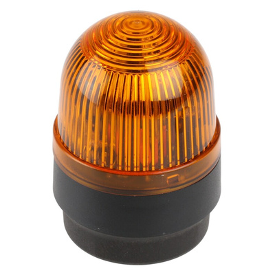 Werma BM 202 Series Yellow Flashing Beacon, 24 V dc, Wall Mount, Xenon Bulb, IP65