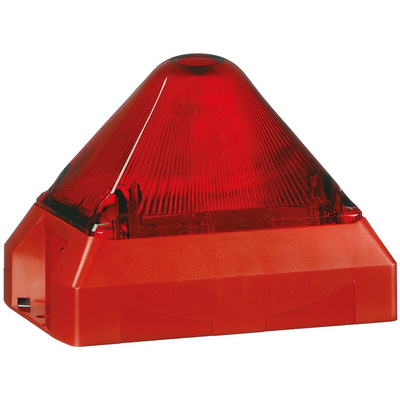 Pfannenberg PY X-M-10 Series Red Flashing Beacon, 230 V ac, Panel Mount, Xenon Bulb