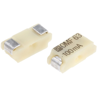 SchurterSMD Non Resettable Fuse 100mA, 63V ac/dc