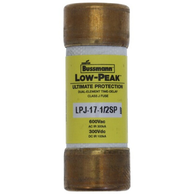 Eaton 17.5A T Cartridge Fuse, 21 x 57mm