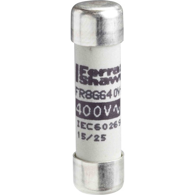 Schneider Electric 1A F Ceramic Cartridge Fuse, 8.5 x 32mm