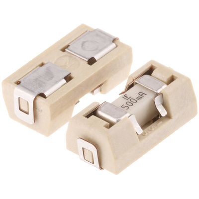 LittelfuseSMD Non Resettable Fuse 500mA, 125V ac/dc