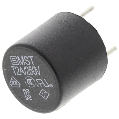 SchurterPC Board Non Resettable Fuse, Radial 2A, 250V ac