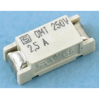 SchurterSMD Non Resettable Fuse 1A, 250V ac