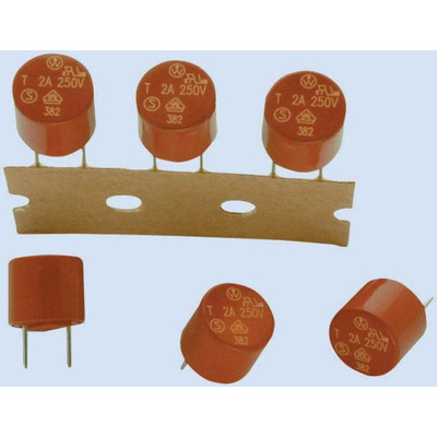 WickmannPC Board Non Resettable Fuse, Radial 1.6A, 250V ac