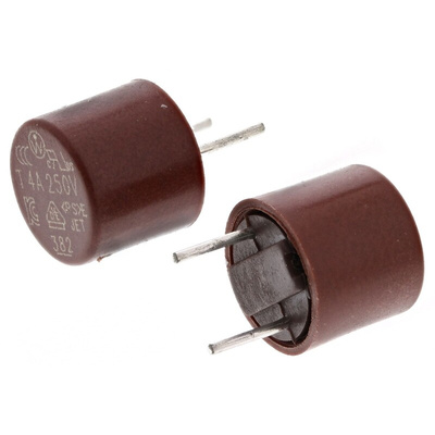WickmannPC Board Non Resettable Fuse, Radial 4A, 250V ac