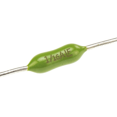LittelfusePC Board Non Resettable Fuse, Axial 62mA, 125V ac/dc