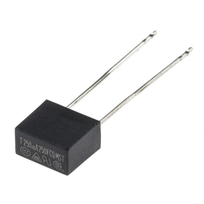 RS PROPC Board Non Resettable Fuse, Radial 250mA, 250V ac