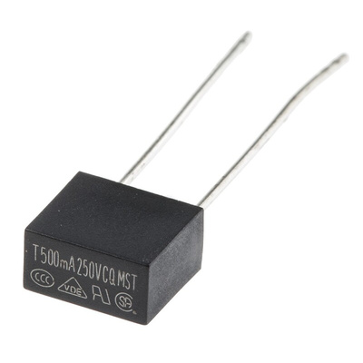 RS PROPC Board Non Resettable Fuse, Radial 500mA, 250V ac