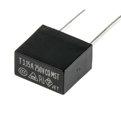 RS PROPC Board Non Resettable Fuse, Radial 3.15A, 250V ac