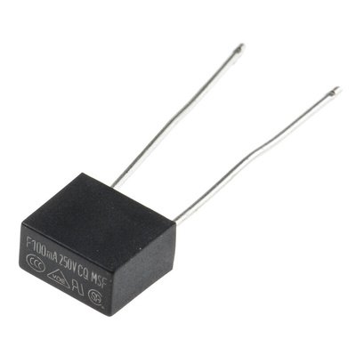 RS PROPC Board Non Resettable Fuse, Radial 100mA, 250V