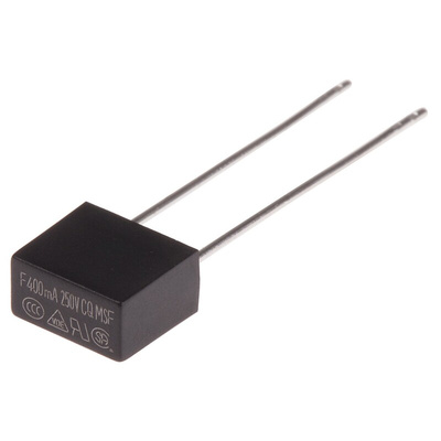 RS PROPC Board Non Resettable Fuse, Radial 400mA, 250V