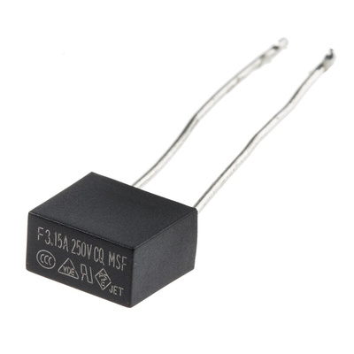 RS PROPC Board Non Resettable Fuse, Radial 3.15A, 250V
