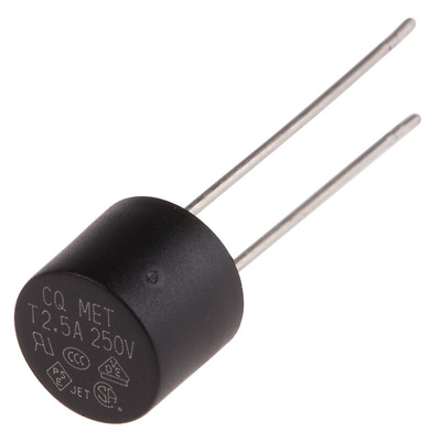 RS PROPC Board Non Resettable Fuse, Radial 2.5A, 250V